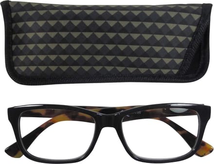 Lilly&June Leesbril Zwart en Havana +3 - Met Bijpassend Etui