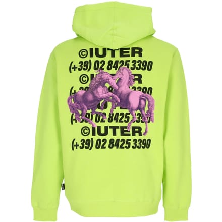 Herenhoodie Paardenhoodie Lime