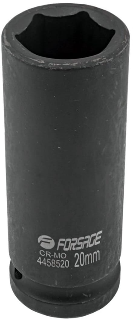 Forsage F-4458520 - Diepe Impact Dop - 20mm - 6-hoekig - 1/2" Aansluiting