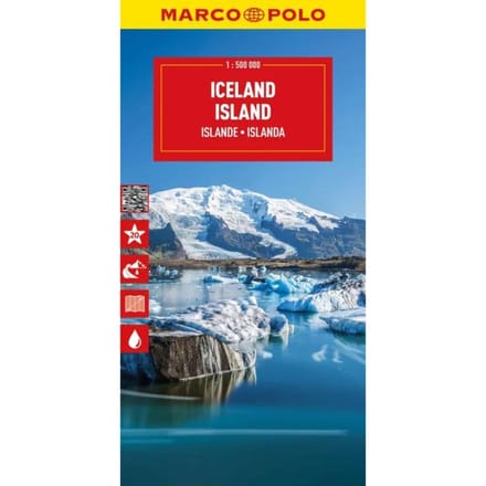 Marco Polo wegenkaart Ĳsland