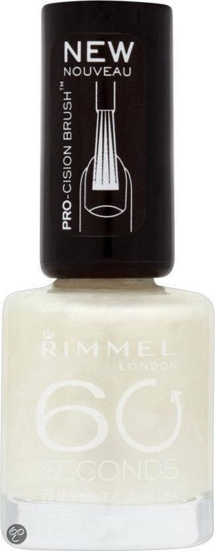 Rimmel 60 seconds finish Nagellak - 730 Silver Bullit