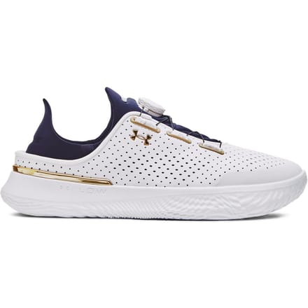 Under Armour SlipSpeed-sportschoenen voor heren (Wit/Goud)