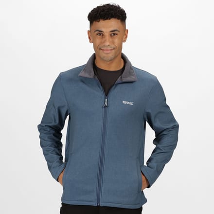 Regatta Heren Cera IV Softshell Dark Denim Marl Maat M
