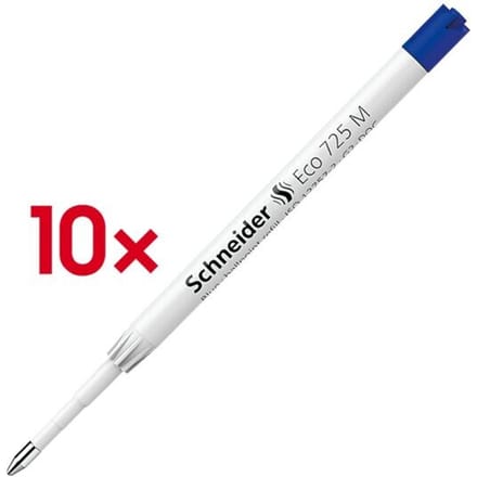 Schneider balpenvulling - Eco 725 - penpunt M - blauw - S-172513