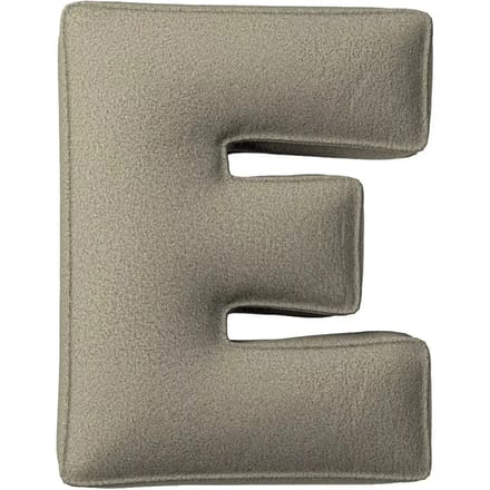 Kussen letter e Yellow Tipi Boucle