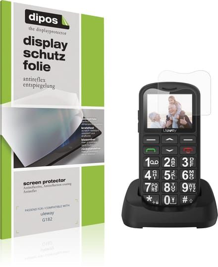 dipos – 4x Matte Beschermfolie geschikt voor uleway G182 | Krasbestendige & antireflecterende Screenprotector Ultra-Thin