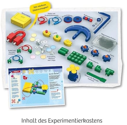 Elektriciteits Experimentierkasten voor Kinderen - Ontdek de Wereld van Magnetisme en Stroom