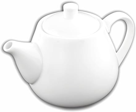Wilmax - Porseleinen Theepot - 1000 ml in Geschenkdoos - Glas - 1 Stuk