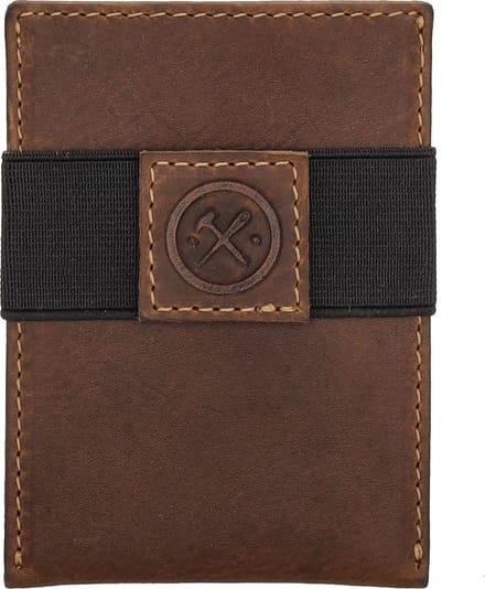 Hide & Stitches Japura Creditcard etui - Cognac - 100% Leer