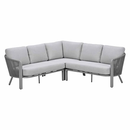 Durango rope lounge hoekset - taupe - valley sand