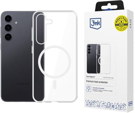 3Mk Clear Magcase Voor Samsung Galaxy S24+ Transparante Hoes