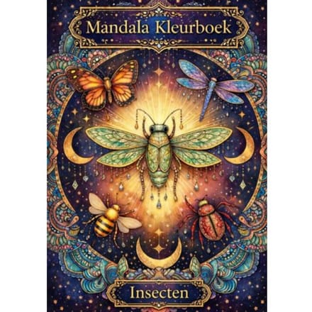 Mandala Kleurboek, Insecten. - H. Mourits