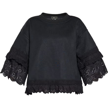 Faina Sweatshirt Dames zwart