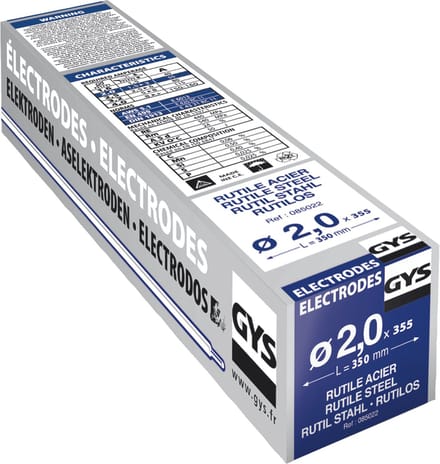 GYS Las Elektrodes staal O2 0mm (x355)- 5193085022