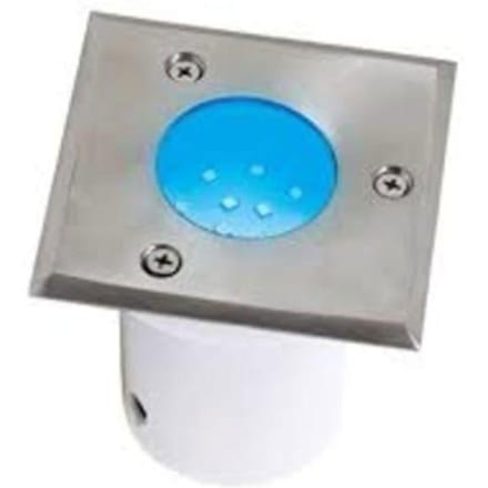 Waterdichte vierkante blauwe LED spot 1.2W IP67 blauw