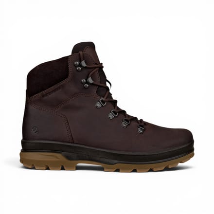 Ecco Bruine Leren Waterdichte Veterschoenen Voor Heren - Rugged Track 25