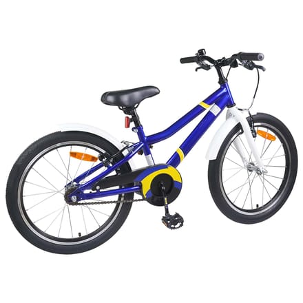 vidaXL - Kinderfiets - 24 - Inch - voor - 8-12 - jaar - oud - Blauw - en - Wit