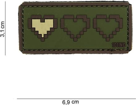 Embleem 3D PVC Last Life groen