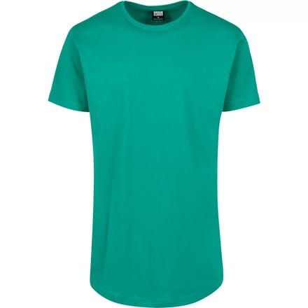 Urban Classics - Shaped Long Heren Tshirt - M - Blauw
