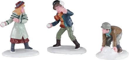 Lemax - 'Snowball Skirmish' - Figuur