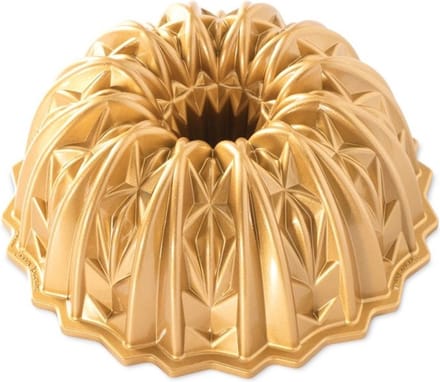Tulband Bakvorm "Cut Crystal Bundt pan"- Nordic Ware | Premier Gold