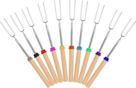 Marshmallow Spiezen (5x) | Uitschuifbaar tot 80cm