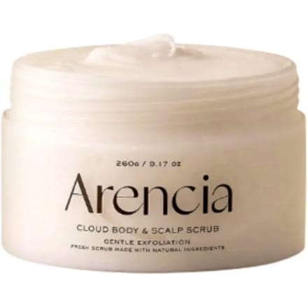 Arencia Fresh Cloud Body &amp; Scalp Scrub White Tea &amp; Neroli 260 g