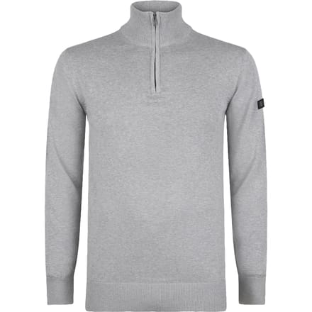 Presly & Sun Trui Lewis Zip Knitted Pullover  Grijs