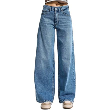 It's Basic - ELENA PALAZZO MID RISE - AZURE