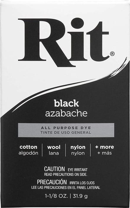 Textielverf Rit Poeder - zwart - 31.9 gram