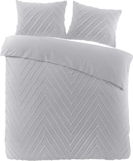 Papillon Valencia Dekbedovertrek - Tweepersoons - 200x200/220 cm - Grijs