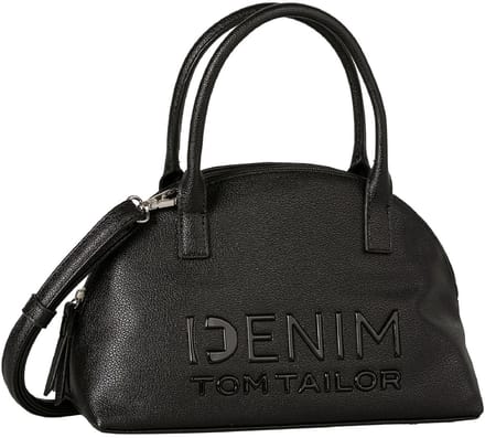 TOM TAILOR schoudertas handtas Aveline Bowling Bag Black zwart