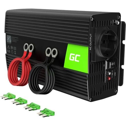 Green Cell INV08 Omvormer 1000 W 12 V - 230 V