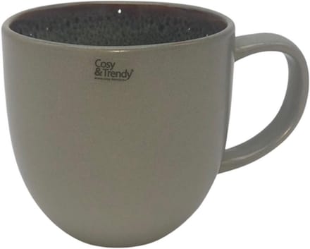 Cosy&Trendy - Oona Sand-green - Beker - D9xH9cm - 34cl - set/6