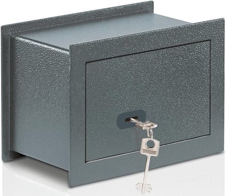 Wandkluis met sleutel - 4,6L - Antraciet