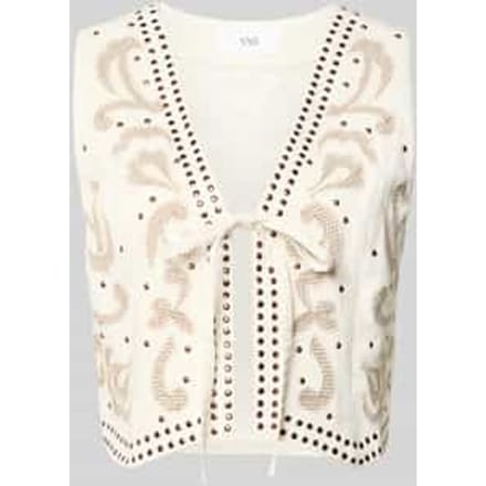 regular fit bodywarmer van pure viscose model 'Velas'