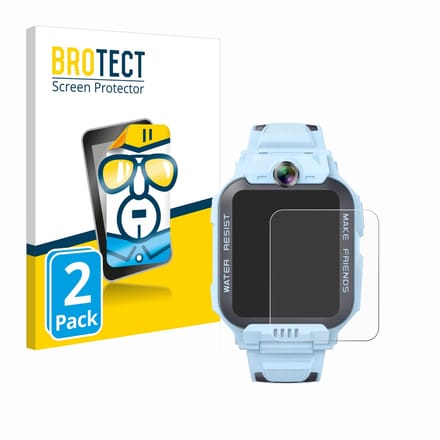 BROTECT - Screenprotector voor Imoo Watch Phone Z7 - Folie Beschermfolie transparant 2 Stuks