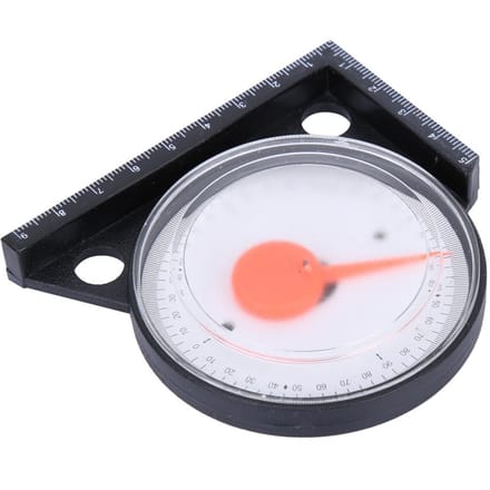 Multifunctionele Kunststof Hellingmeter Hoekmeter Waterpas Meetgereedschap gray
