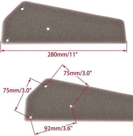 Store_8 - Motorfiets Luchtfilter - Vervanging 139qmb - Verbeterde