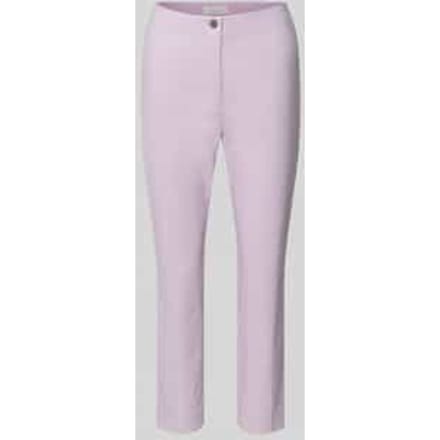 slim fit stoffen broek in verkorte pasvorm