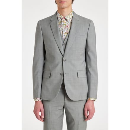 Paul Smith Mens Tailored Fit 3pce 2 Button Suit Emerald Green Maat: 54 | Kostuumbroeken Outlet | Heren | Grijs