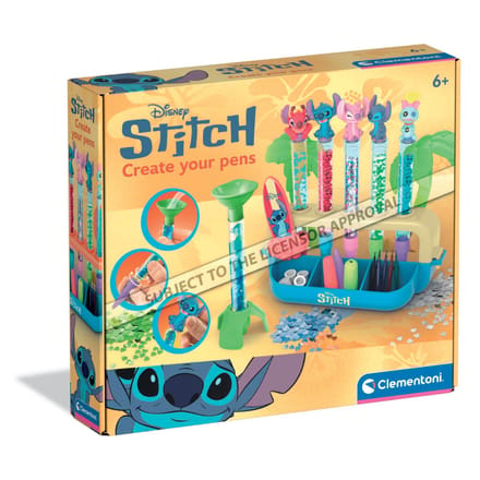 Clementoni - Idea - Pen Creator Studio - Zelf pennen maken - Disney Stitch - vanaf 6 jaar