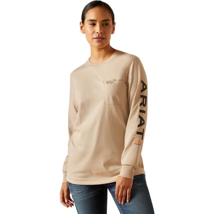Dames-T-shirt Ariat Rebar Workman