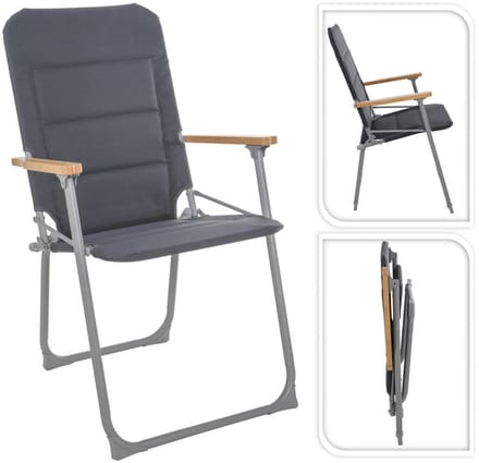 Gardington - Duurzaam Bamboehout - Opvouwbaar - Tuinstoel - Campingstoel – Set van 4