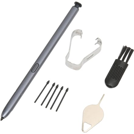 Stylet de remplacement Stylet tactile avec pincette à pointes pour Samsung Galaxy Note 10 Lite gris