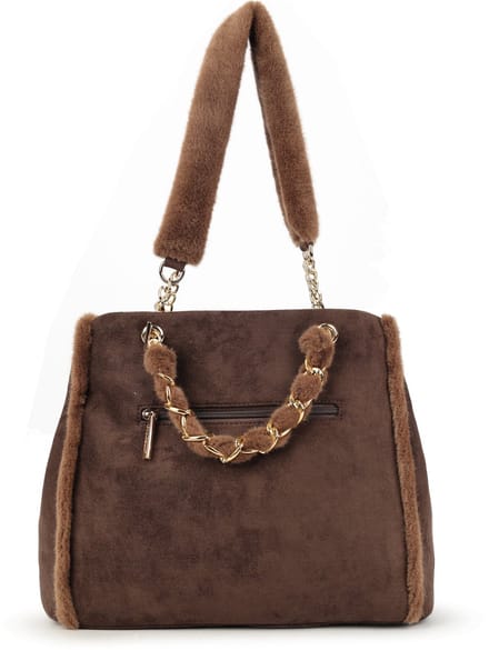 Giuliano kunst suede schoudertas Michelle - Kunst suede - Bond - Winter - Dames - Bruin