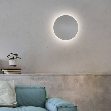 Paul Neuhaus LED wandlamp batterij Puntua Ø 25 cm grijs