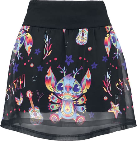 Lilo & Stitch Viva Mexico Dames Minirok - meerkleurig - XXL