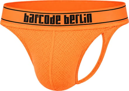 Barcode Berlin Thong Iver Neonorange - MAAT M - Heren Ondergoed - String voor Man - Mannen Thong