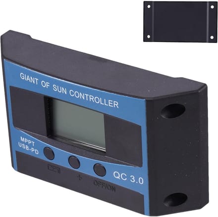 Zonne Laadregelaar - Energie Controller - Energie Beheer - PWM Technologie - 12/24V - Blauw